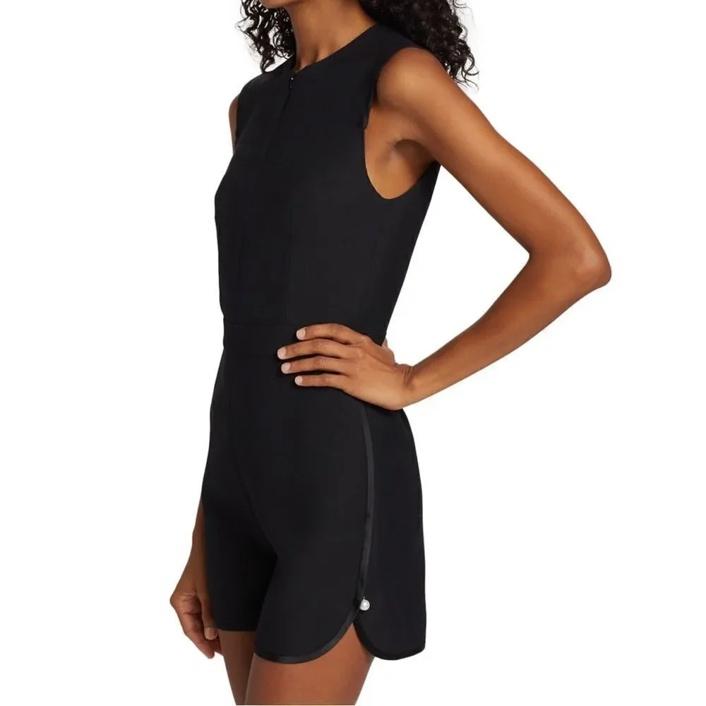 Adam Lippes Wool-Silk Sleeveless Romper size 6